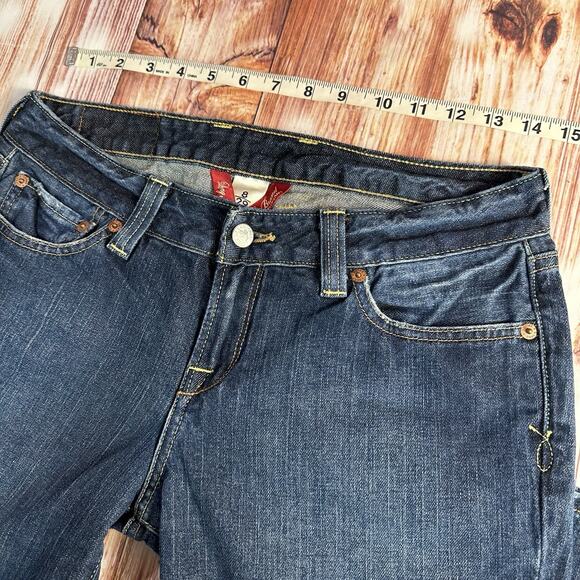 Lucky Brand LOLA STRAIGHT Size 8/29 Long Blue Low Rise Jeans Denim Pants 29x34 - Picture 5 of 11